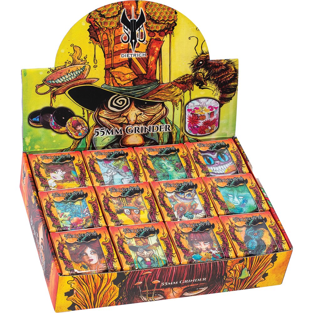 SEAN DIETRICH 55MM GRINDERS - DISPLAY OF 12