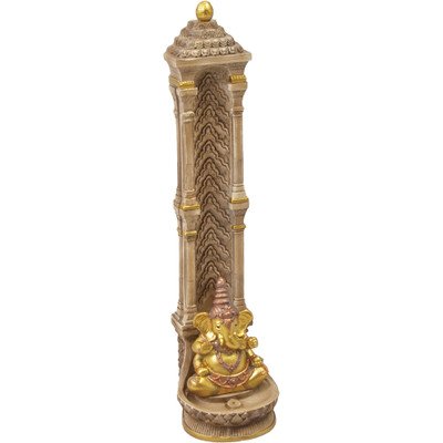 FUJIMA GANESH UPRIGHT POLYSTONE INCENSE BURNER (IB88)